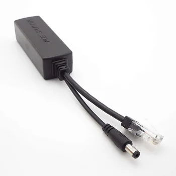 НОВЫЙ разъем-разветвитель POE от 48 В до 12 В, адаптер питания Poe, инжекторный переключатель для IP-камеры, настенный кабель Wi-Fi, штепсельная вилка США/ЕС