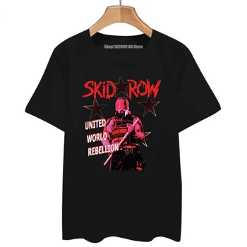 Мужская летняя модная футболка Skid Row, забавная футболка рок-группы, новинка, женские футболки с графическим рисунком, мужская одежда