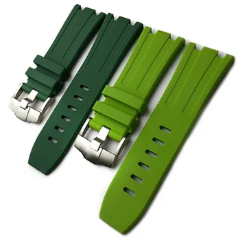 28 мм Резиновые ремешки для часов Высококачественные резиновые ремешки для часов Ремешок для часов Audemars Piguet ROYAL OAK OFFSHORE Мужской браслет