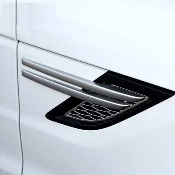 Накладка на вентиляционное отверстие боковой двери и крыла из АБС-пластика для Land Rover Range Rover Sport 2014 2015 2016 2017 Paino Black