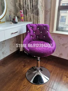 Барный стул современный минималистичный барный стул с подъемником с вращающейся спинкой, барный стул для дома, высокий стул для маникюра, табурет для ногтей