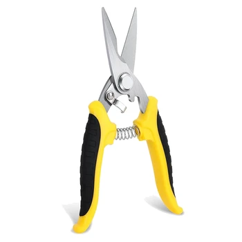 Сверхмощные ножницы, 8-дюймовые универсальные ножницы, эргономичная ручка, ножницы из нержавеющей стали