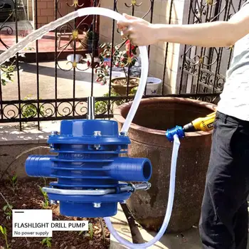 Электрическая дрель, водяной насос, Портативный Мини-самовсасывающий инструмент, насосы для перекачки жидкости в сад, Домашний Масляно-жидкостный водяной насос на открытом воздухе