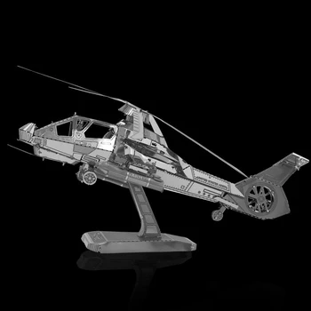 Рождественский подарок, 3D металлическая собранная модель-головоломка, модель D21128RAH-66 вертолет-невидимка