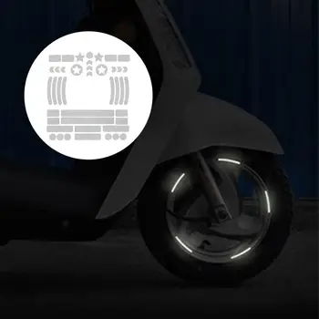 Простая в нанесении наклейка на мотоцикл, надежная, широко используемая, удобная светоотражающая наклейка с высокой интенсивностью видимости в ночное время суток