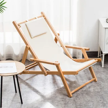 Кресло-качалка для сна на открытом воздухе Деревянная кровать для гостиной Современный дизайн кресла-качалки Sillas Plegables Мебель для балкона