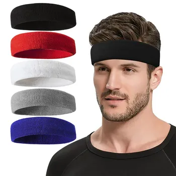 Спортивная повязка на голову для полотенец, мужская и женская модная повязка на голову для занятий фитнесом и йогой