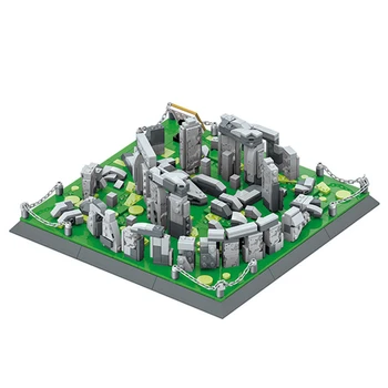 2023 Город Творчества Уилтшир, Англия, Модель Стоунхенджа, Строительные блоки, Кирпичи, игрушки для подарка