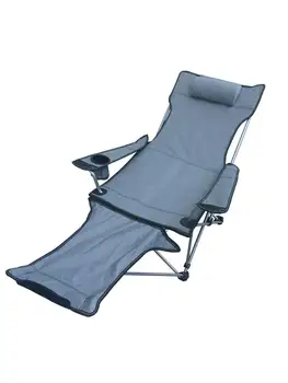 Уличный складной стул Офисное кресло для обеденного перерыва, переносное пляжное кресло с откидной спинкой, рыболовный стул для кемпинга, дом для отдыха
