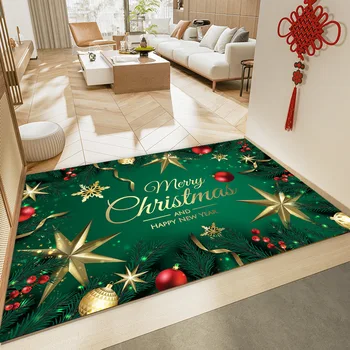 Новая Рождественская атмосфера, украшение для печати, Гобелен, фоновая ткань, гостиная, спальня, подвесная ткань