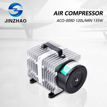 Электрический магнитный воздушный насос воздушного компрессора мощностью 135 Вт 120Л/ мин для станка для лазерной гравировки CO2 ACO-009D