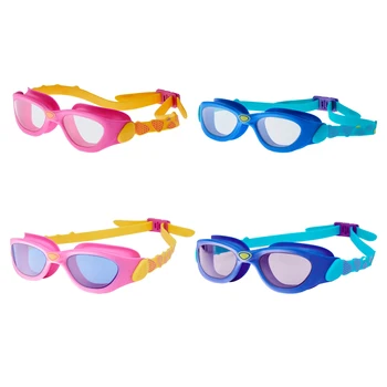 Водонепроницаемые детские плавательные очки с мягким и приятным для кожи силиконом, регулируемый обзор для детей, защита от запотевания
