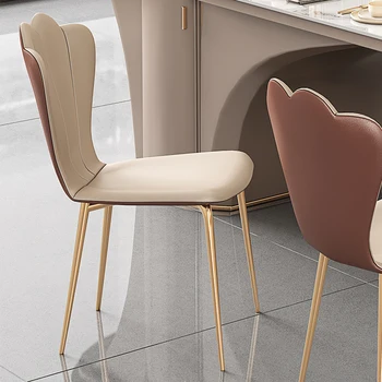 Обеденные стулья, бытовые, современные и минималистичные ресторанные стулья, стулья для переговоров, модные стулья со спинками для кафе