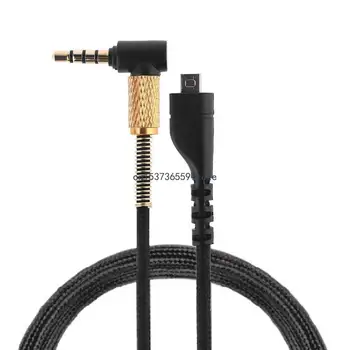 Замена кабельного шнура наушников длиной 3,5 мм 1,5 м 60 дюймов для Arctis 3 5 7 9X Удлинитель кабеля игровой гарнитуры