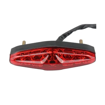 12V Светодиодный задний фонарь красного цвета для Harley Cruiser Prince