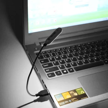 USB Порт Лампа Для Чтения Домашнего Использования Гибкие Учебные Ноутбуки Ноутбук Мини-Книжный Светильник Для Студентов Дорожный Стол Декор Спальни