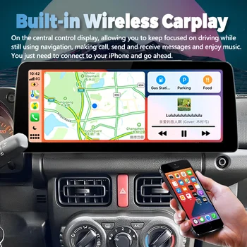 12,3 дюймов 1920*720 Экран Радио Автомобильный Видеоплеер Стерео Для Suzuki Jimny 2019 2020 Android 13 GPS Мультимедийное Головное Устройство Carplay