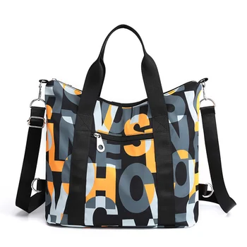Женские сумки-мессенджеры, водонепроницаемые нейлоновые сумки через плечо, высококачественная большая сумка, женские дорожные сумки через плечо, сумка с верхней ручкой