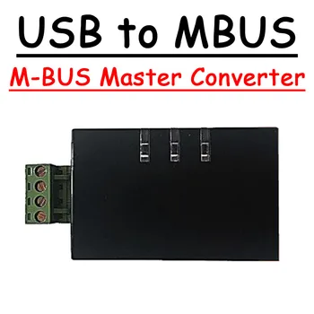 Изолированный главный преобразователь MBUS в USB, Тестовая отладка поля данных M-BUS, связь для счетчика электроэнергии, счетчика воды и тепла.