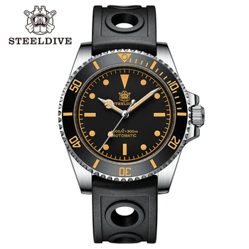 STEELDIVE SD1954V Water Ghost Механические Часы Для Мужчин Swim Swiss Люминесцентные Изготовленные На Заказ 30 Бар Водонепроницаемые Наручные Часы Для Дайвинга В стиле Ретро