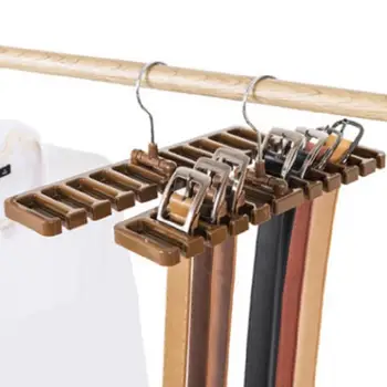 Подвесной органайзер для ремней, шарфов и галстуков, полка для хранения большой емкости, крючок для шарфа, многофункциональная вешалка для ремней для галстуков, шкаф