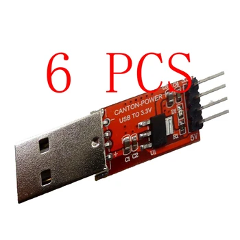 6 Шт 3-функциональный USB-модуль питания от 5 В до 3,3 В постоянного тока Понижающий Модуль AMS1117 LDO