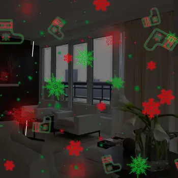 Автомобильный Проектор с Подсветкой 5 В, Вращающийся USB-порт, Динамическое Праздничное Освещение, Рождественское Украшение, Звездный свет на крыше, Рождественский Узор