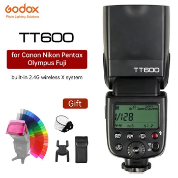 Godox TT600 2.4G Беспроводная Камера GN60 Master/Slave Вспышка Speedlite Speedlight для Canon Nikon Pentax Olympus Fujifilm