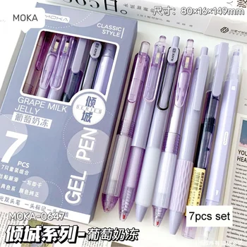 Быстросохнущие чернила Newstyle Kawaii, набор японских канцелярских ручек, Эстетические принадлежности, шариковая ручка Back To School