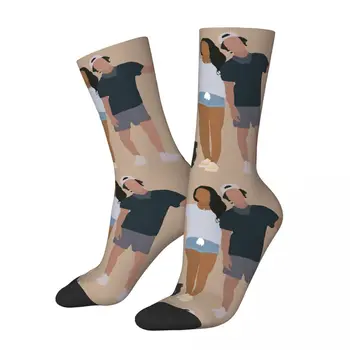 Забавный Сумасшедший компрессионный незаменимый носок для мужчин в стиле хип-хоп Harajuku Outer Banks Pogues С бесшовным рисунком для мальчиков-экипажей