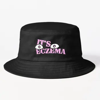 Its Eczema Bucket Hat Панама в стиле хип-хоп, Рыбаки, мальчики, мужские, дешевые, женские, модные, Солнцезащитные, повседневные, Однотонные, весенние
 Уличные кепки