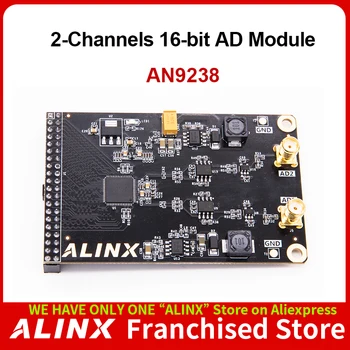 ALINX AN9238: Двухканальный 12-разрядный AD-модуль для платы FPGA со скоростью 65MPS / 10MV