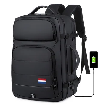 Национальный флаг, рюкзаки емкостью 40 л с возможностью расширения, USB-порт для зарядки, 17-дюймовая сумка для ноутбука, водонепроницаемая Швейцарская Многофункциональная сумка для деловых поездок