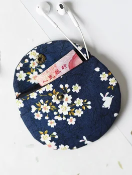 Японский стиль, милый кот, сумка для монет, женский кошелек