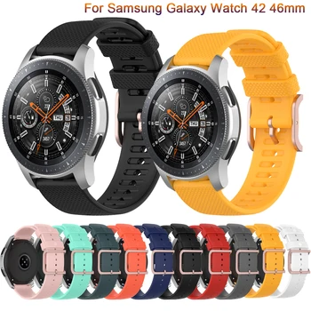 20мм 22мм Ремешок для Samsung Galaxy Watch 3/46 мм/42 мм/active 2/46 Gear s3 Frontier/S2/Спортивный силиконовый браслет Huawei GT 2 /2E ремешок