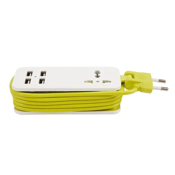 Удлинительная электрическая розетка Портативные порты для зарядки USB Дорожная бытовая розетка Электрическая розетка Розетки Smart Charging