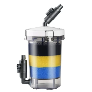 Аквариумный фильтр Ультра-Тихое Внешнее ведро для аквариумного фильтра LW-603 Аквариумное фильтрующее оборудование Передний бак для травы Без звука Внешний B