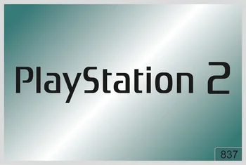 Для PlayStation 2 -2 шт. наклеек, высококачественных наклеек разных цветов 837