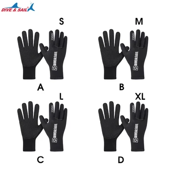 Теплые перчатки для ПОДВОДНОГО плавания 3 мм, защита рук в перчатках, тепловое оборудование